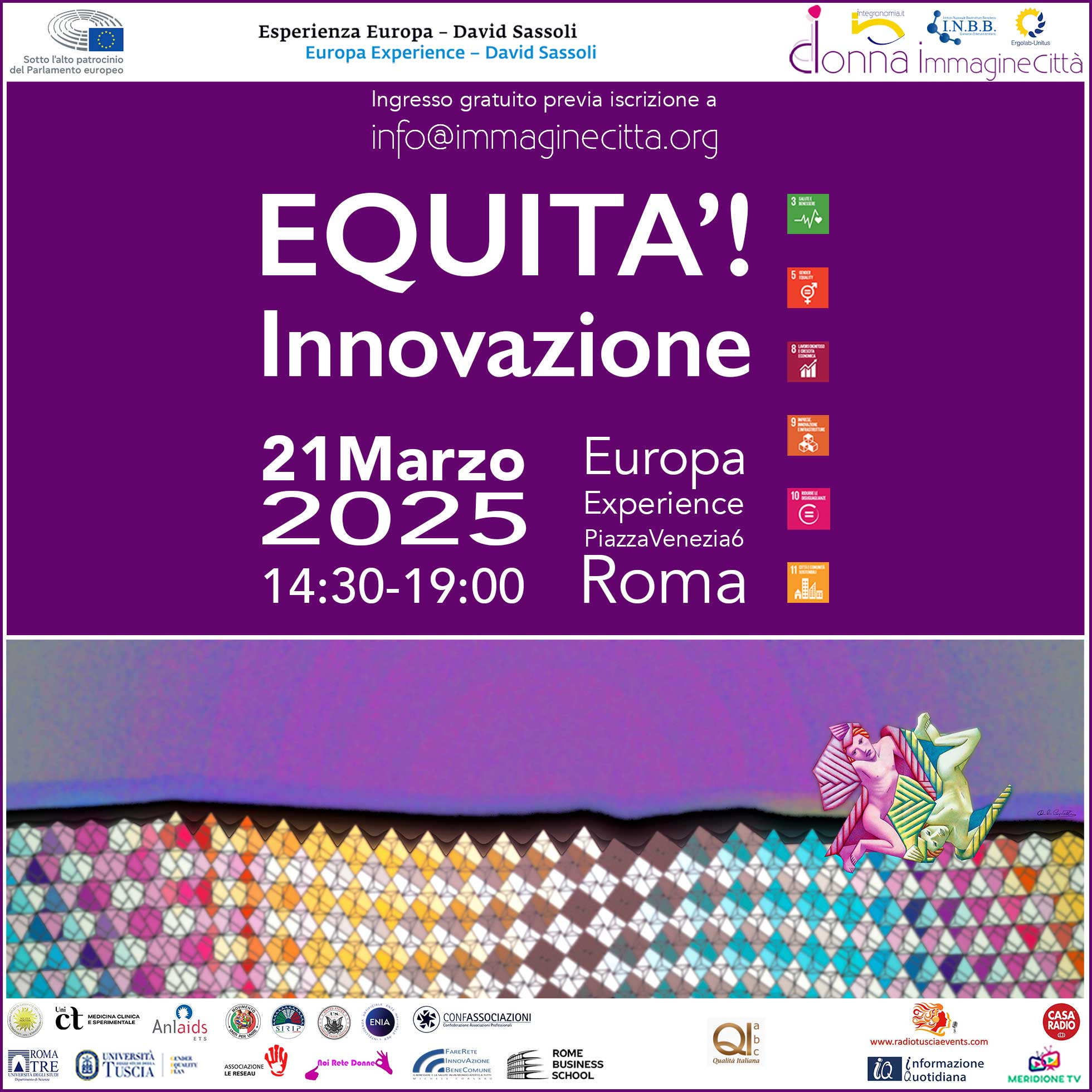 Equità! Innovazione locandina Equità! Innovazione per il Benessere