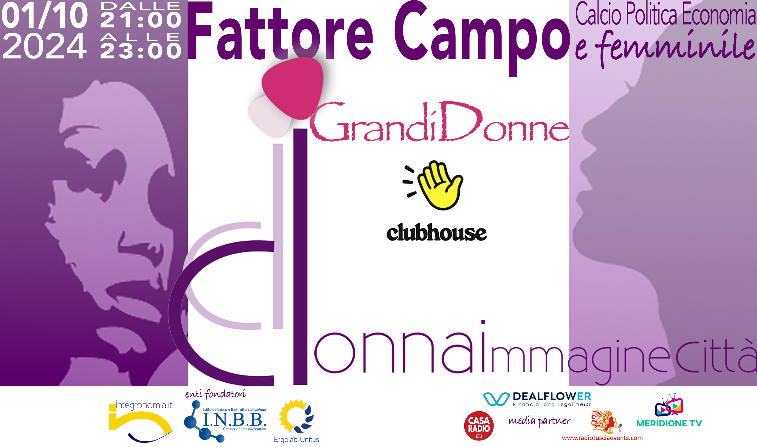 Fattore campo Calcio Politica Femminile locandina Fattore campo Calcio Politica Femminile