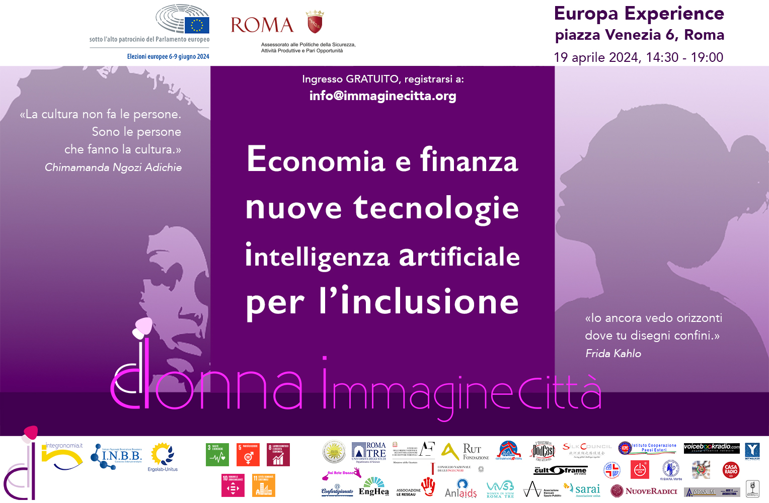 Economia e finanza, nuove tecnologie e intelligenza artificiale per l’inclusione logo del convegno Economia e finanza, nuove tecnologie e intelligenza artificiale per l’inclusione