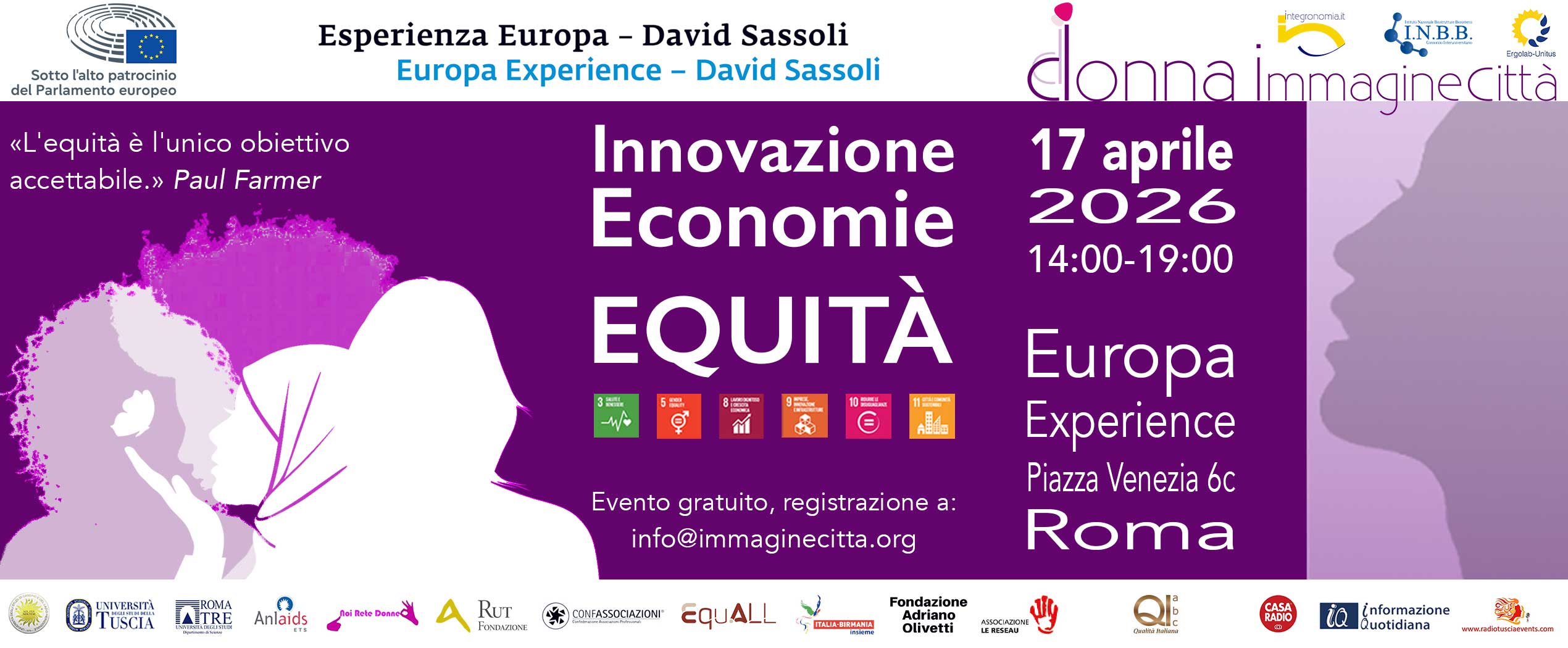 locandina Equità. Innovazione Economie