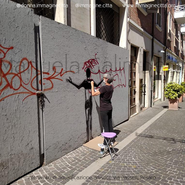 riqualificazione artistica per le strade di Pesaro, di Manuela Galimberti