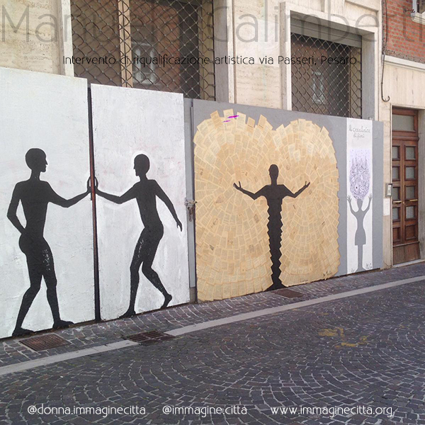 riqualificazione artistica per le strade di Pesaro, di Manuela Galimberti