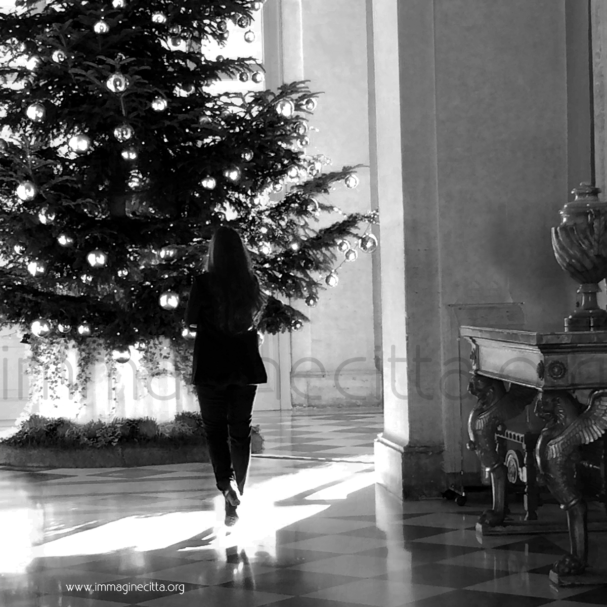 woman and indoor spaces