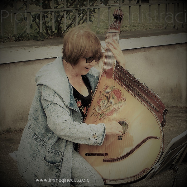 cantante di strada al roseto