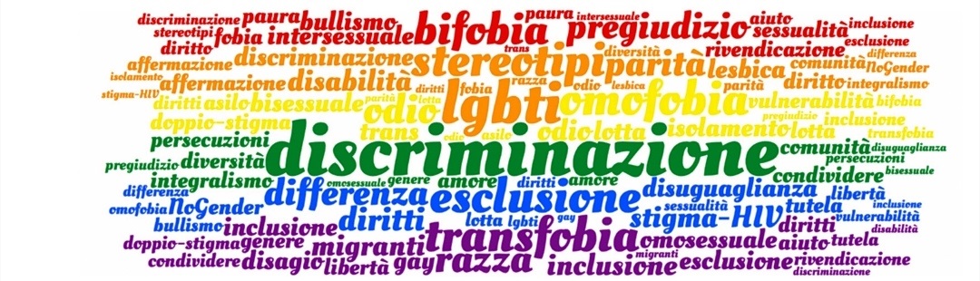 dicrimination immagine con la scritta discrimination